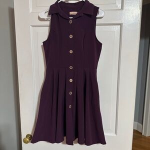 Fleet collection plum size small dress